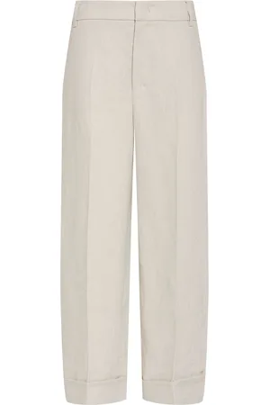 Max Mara Anselmo Linen Wide Leg Pants