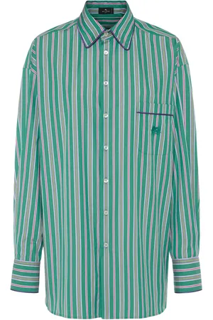 Etro Striped Cotton Poplin Shirt