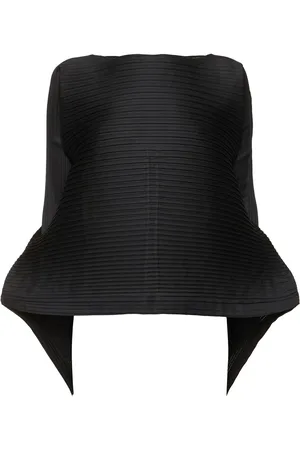 Issey Miyake Paneled Pleated Top