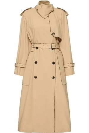 DRIES VAN NOTEN Risto Washed Cotton Poplin Trench Coat