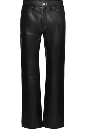 Sunflower Straight Twist Leather Pants