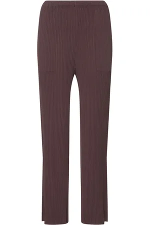 Issey Miyake Hatching Pleated Pants