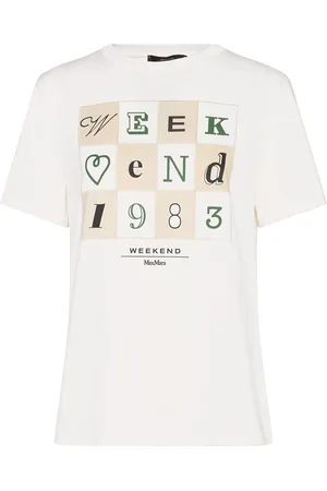 Max Mara Teiera Printed Jersey Cotton T-shirt