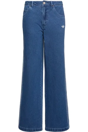 adidas 3-stripe Denim Wide Pants