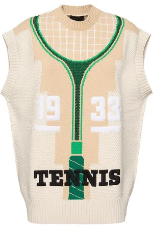 Lacoste Looping Embroidered Knit Vest