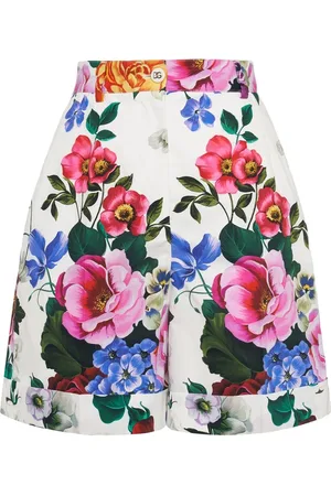 Dolce & Gabbana Printed Poplin Shorts