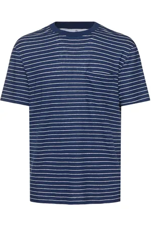 Brunello Cucinelli Striped Linen T-shirt