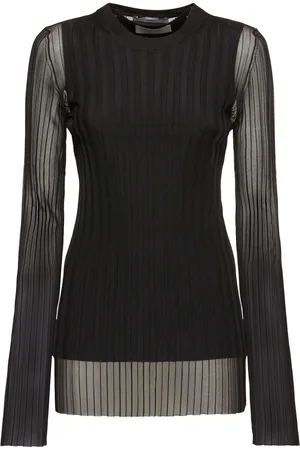 Sportmax Acino1234 Sheer & Knit 2-piece Top