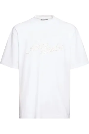 Acne Studios Exford Tourist Logo Piqué T-shirt