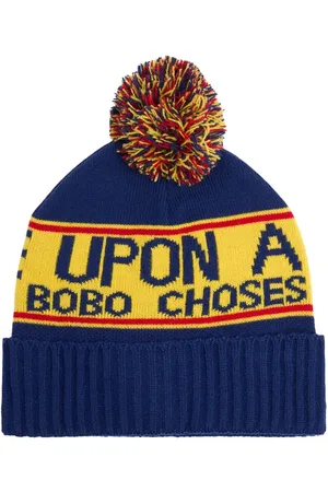 Bobo Choses Printed Knit Beanie W/ Pompon
