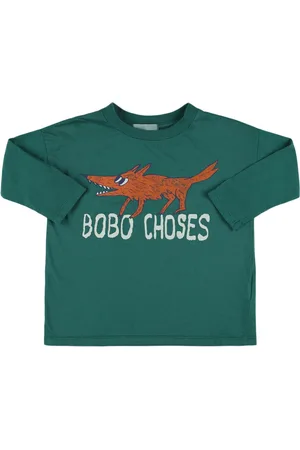 Bobo Choses Fox Print Organic Cotton T-shirt