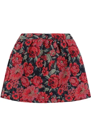 The New Society Damascena Printed Cotton Skirt
