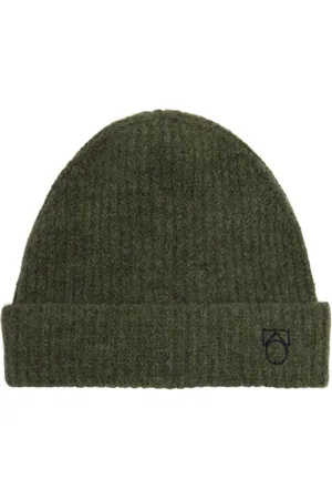 Main Story Embroidered Wool Blend Knit Beanie