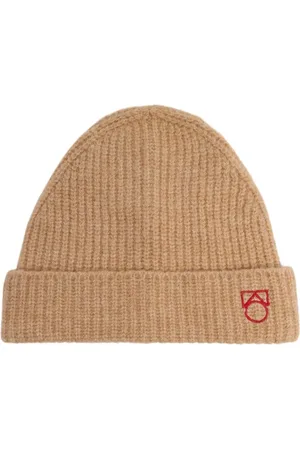 Main Story Embroidered Wool Blend Knit Beanie