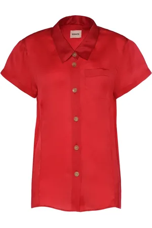 Khaite Keefe Silk Organza Shirt