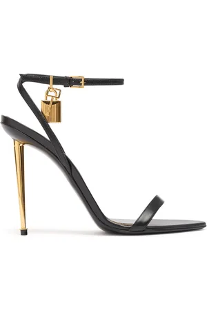 Tom Ford 105mm Padlock Leather Sandals