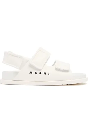 Marni Logo Print Sandals
