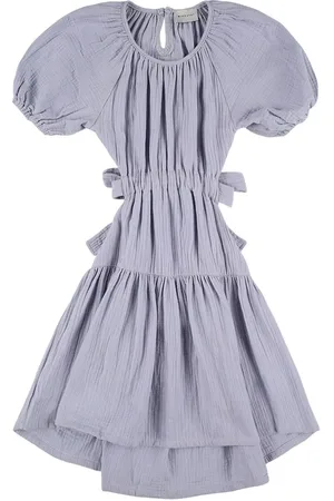 MIPOUNET Cotton Muslin Cut-out Dress