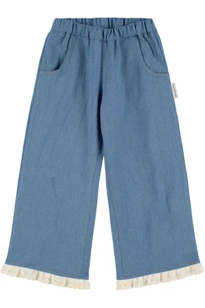 MIPOUNET Cotton Blend Chambray Pants
