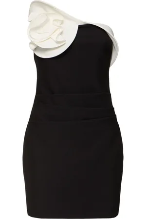 Roland Mouret Strapless Draped Mini Dress