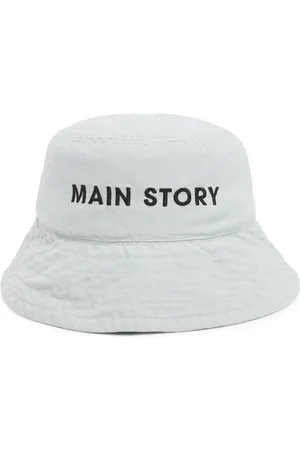 Main Story Embroidered Cotton Canvas Bucket Hat