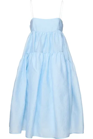 Cecilie Bahnsen Sofie Kaze Matelassé Midi Dress