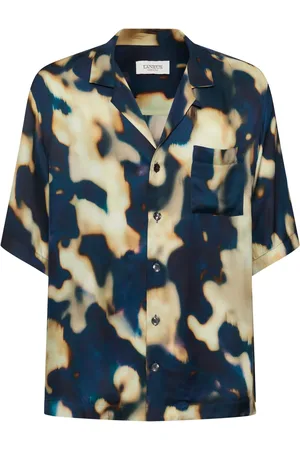 LANEUS Viscose Short Sleeve Shirt