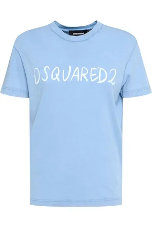 Dsquared2 Logo Print Cotton Jersey T-shirt