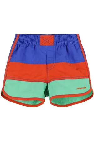 Patagonia Striped Recycled Nylon Swim Shorts