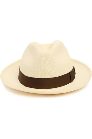 Borsalino Federico 6cm Brim Straw Panama Hat