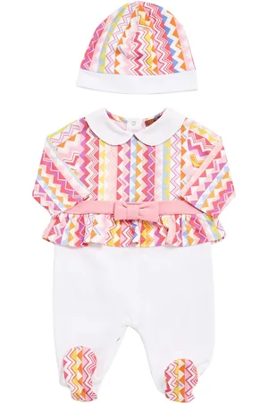 Missoni Printed Cotton Jersey Romper & Hat