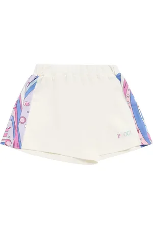 Puccini Printed Cotton Interlock Shorts