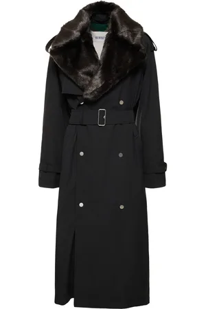 Burberry Belted Gabardine Long Trench Coat