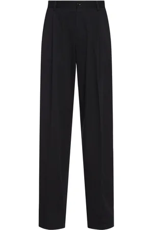 Dolce & Gabbana Double Pleat Cotton Blend Amphora Pants