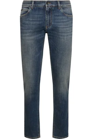 Dolce & Gabbana Washed Denim Regular Jeans