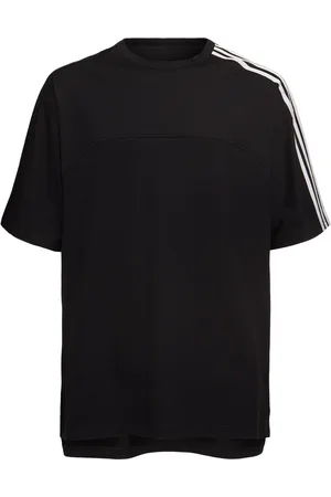 Y-3 3-stripe Short Sleeve Cotton T-shirt