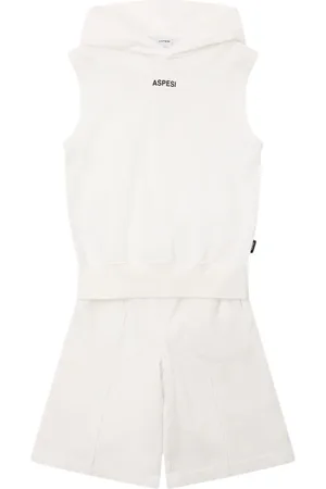 Aspesi Cotton Sleeveless Sweatshirt & Shorts