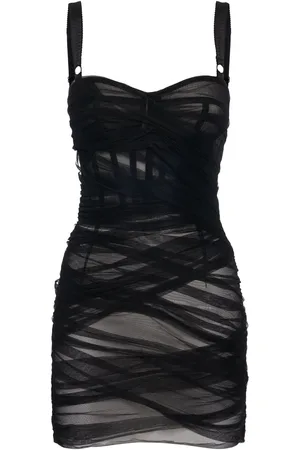 Dolce & Gabbana Stretch Tulle Mini Dress