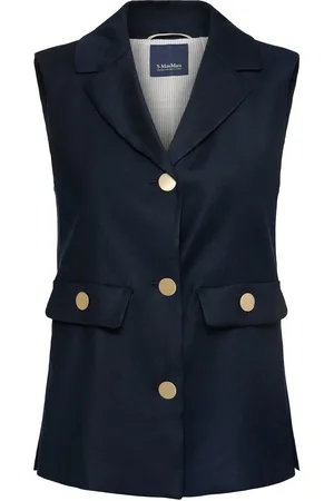 Max Mara Caroline Linen Blend Vest