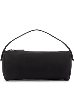 The Row Round 90s Nubuck Top Handle Bag