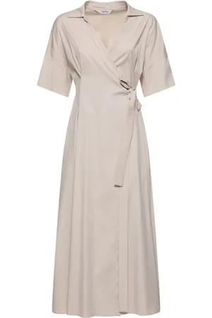 Max Mara Sarah Poplin Midi Dress