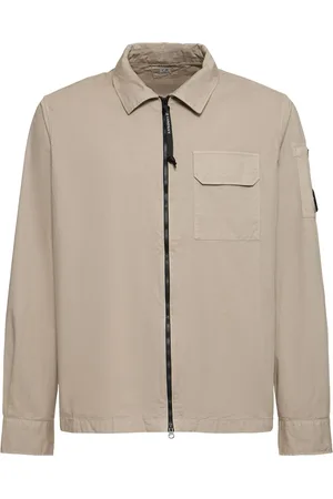 C.P. Company Organic Gabardine Full Zip Overshirt