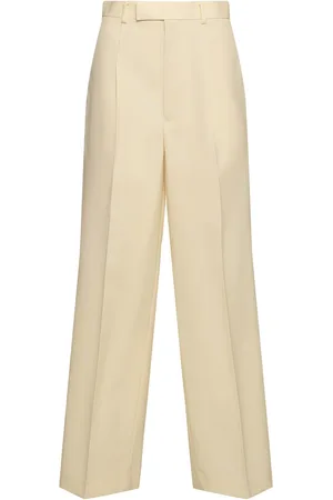 Auralee Wool & Mohair Tuck Pants