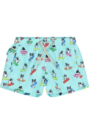MC2 SAINT BARTH Skate Print Nylon Swim Shorts