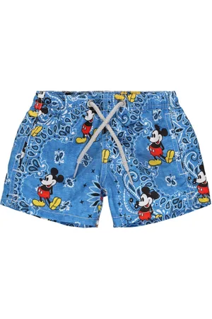 MC2 SAINT BARTH Mickey Print Nylon Swim Shorts