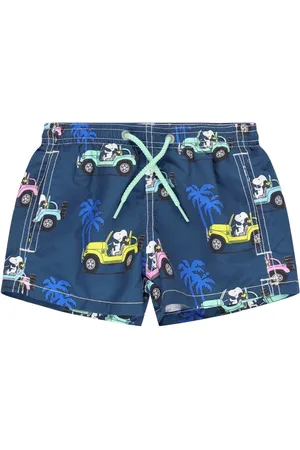 MC2 SAINT BARTH Snoopy Print Nylon Swim Shorts