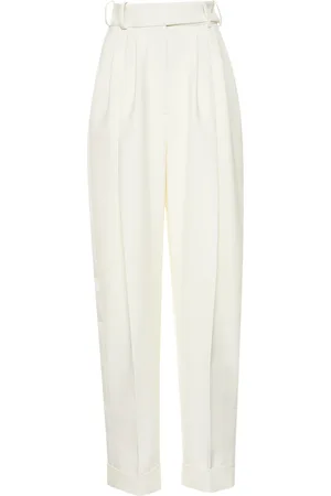 ALEXANDRE VAUTHIER High Waist Cady Straight Pants