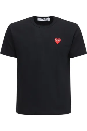 Comme des Garçons Heart Patch Cotton Jersey T-shirt