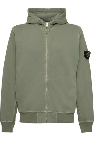 Stone Island Cotton Zip Hoodie