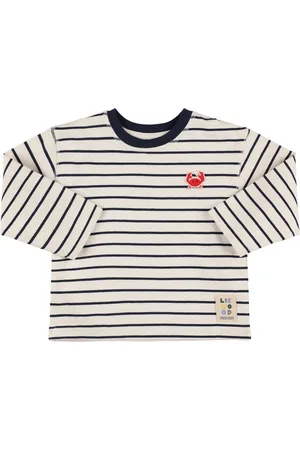 Liewood Striped Cotton Long Sleeved T-shirt